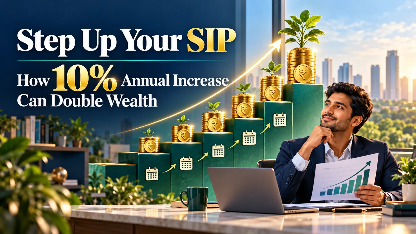 Step Up Your SIP: How 10% Annual Increase Can Double Wealth — illustrative featured image