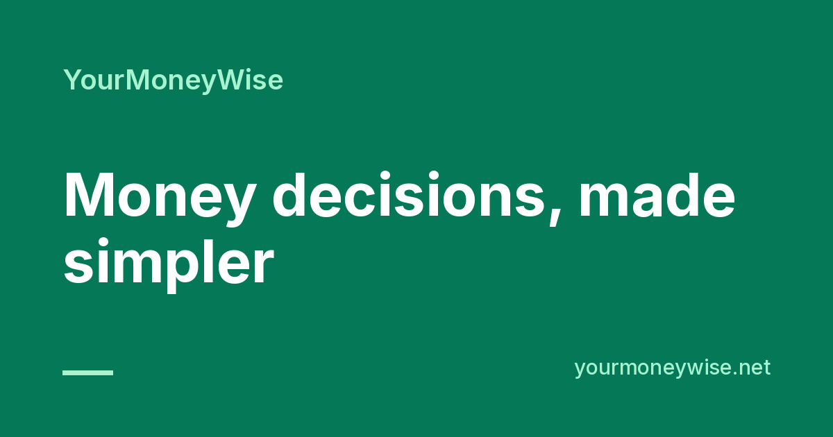 YourMoneyWise, SIP, EMI, FD & Tax calculators · Finance learn