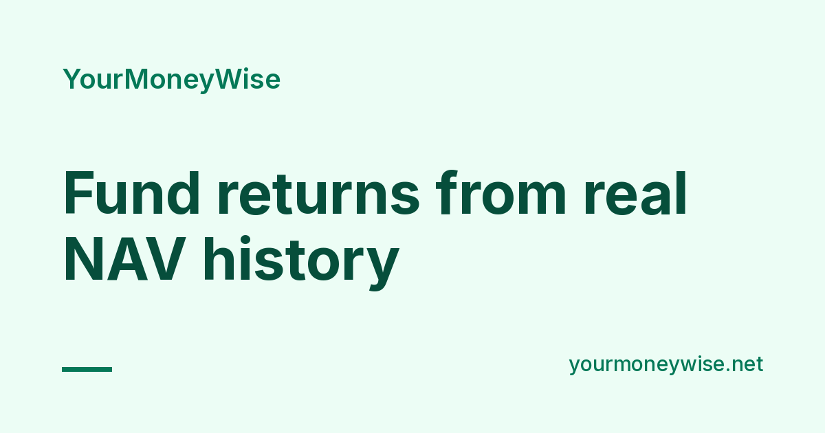 YourMoneyWise, SIP, EMI, FD & Tax calculators · Finance learn