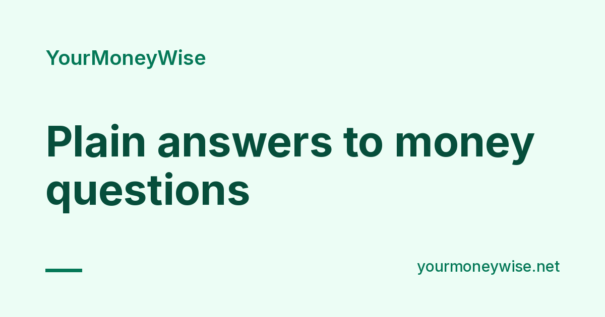 YourMoneyWise, SIP, EMI, FD & Tax calculators · Finance learn